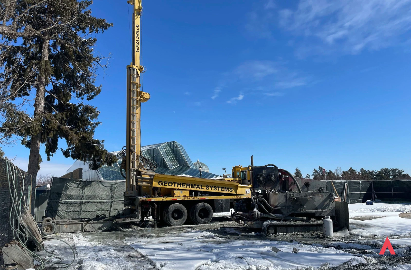 Darcy P103 St. Paul Como Zoo Central Heat Pump project drilling operations
