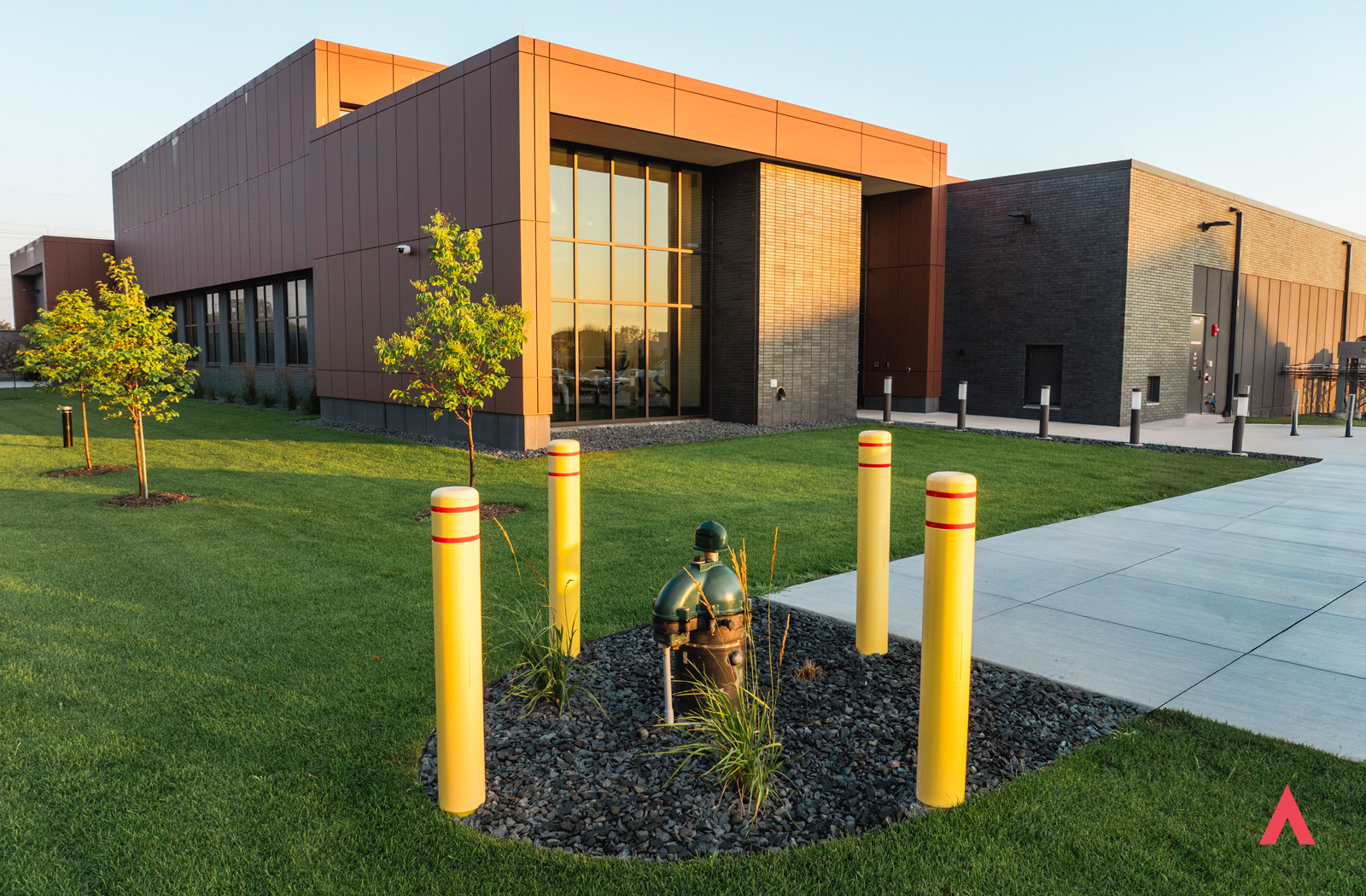 Anoka Emergency Communications Center Geothermal Heat Pump Well Head and Ballards