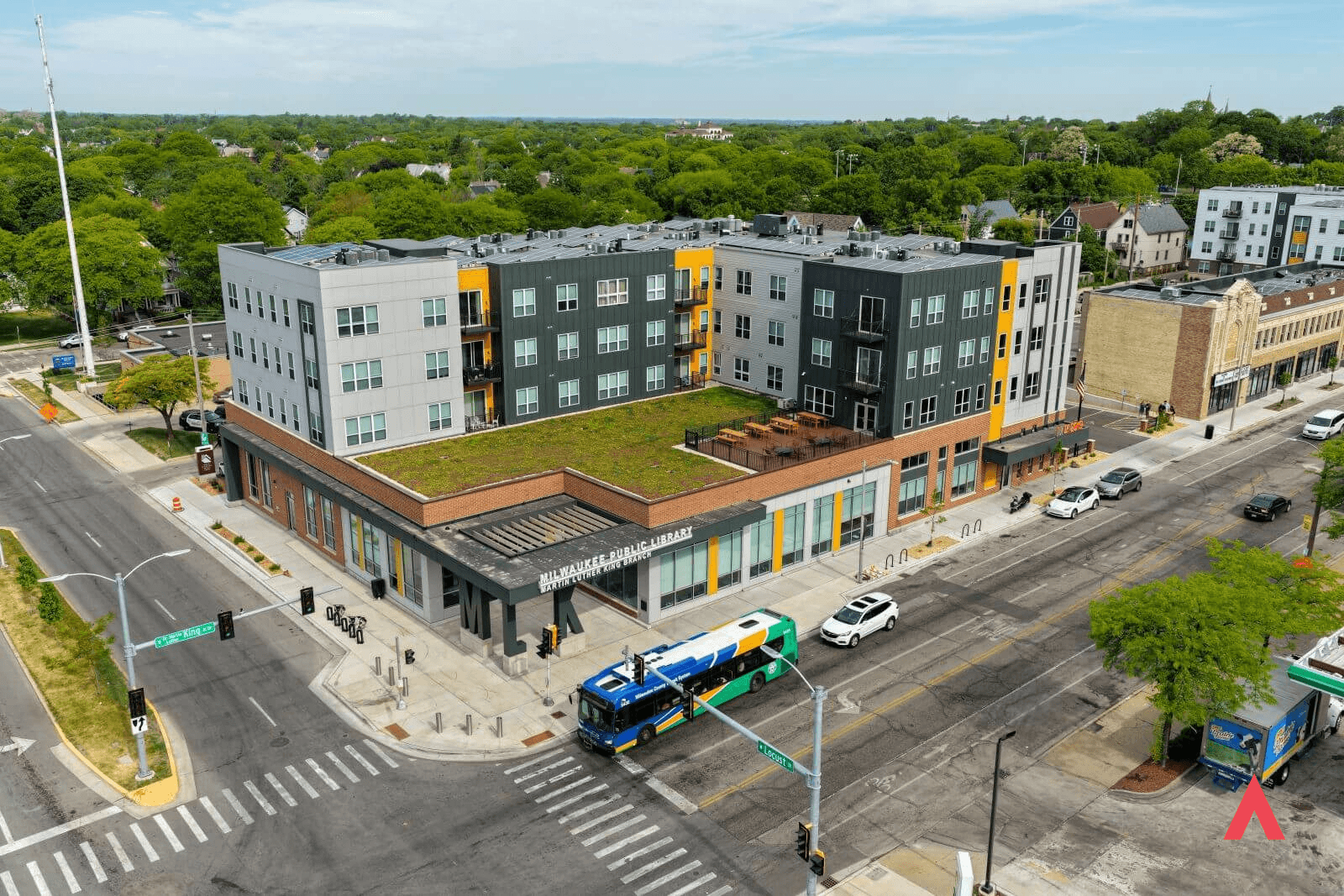 milwaukee public library martin luther king branch geothermal system