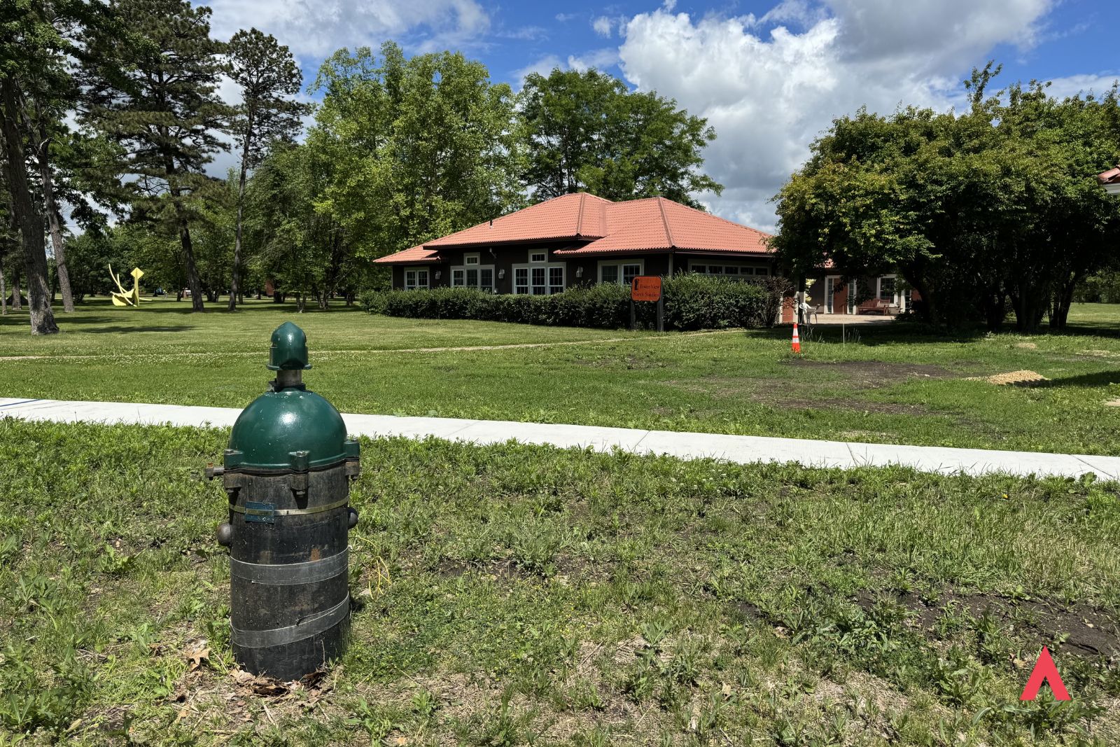 geothermal system well head at anderson center at tower view in red wing, mn