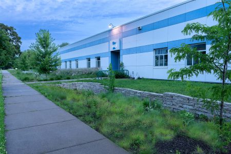Industrial manufacturing building with Darcy Geothermal HVAC